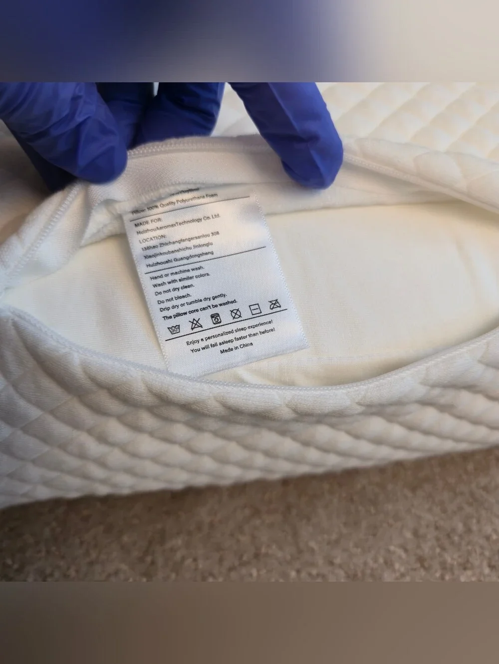 AEROMAX travel contour memory foam Neck Pillow